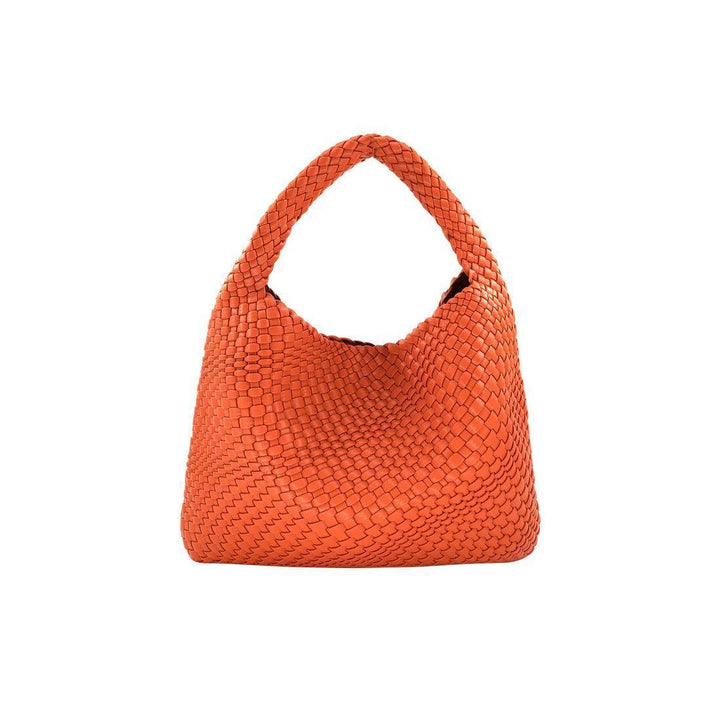 Large Woven Hobo Bag - Très Chic