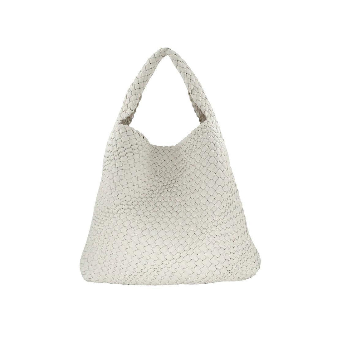 Large Woven Hobo Bag - Très Chic