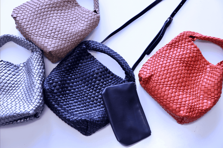 So many fall colored purse options at Tres Chic Houston