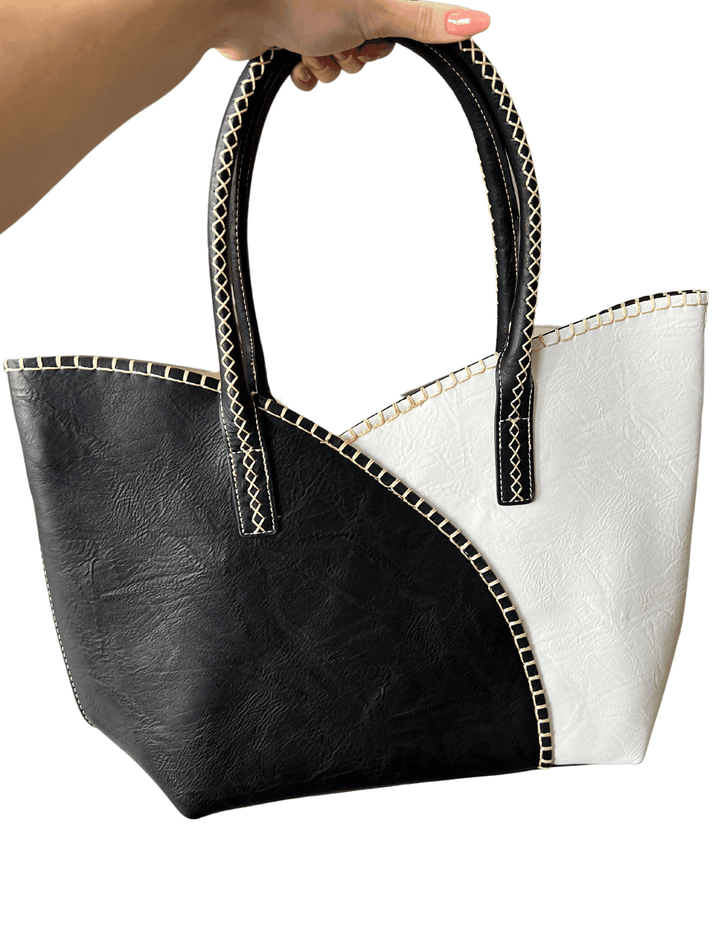 black and white tote bag boutique near me