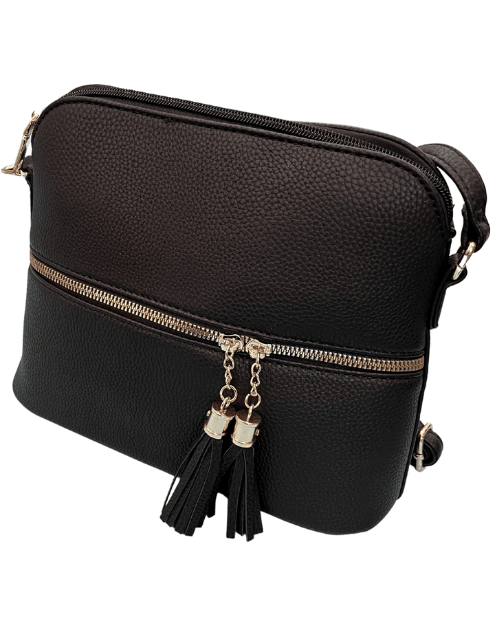 perfect fit every day roomy slim crossbody purse black