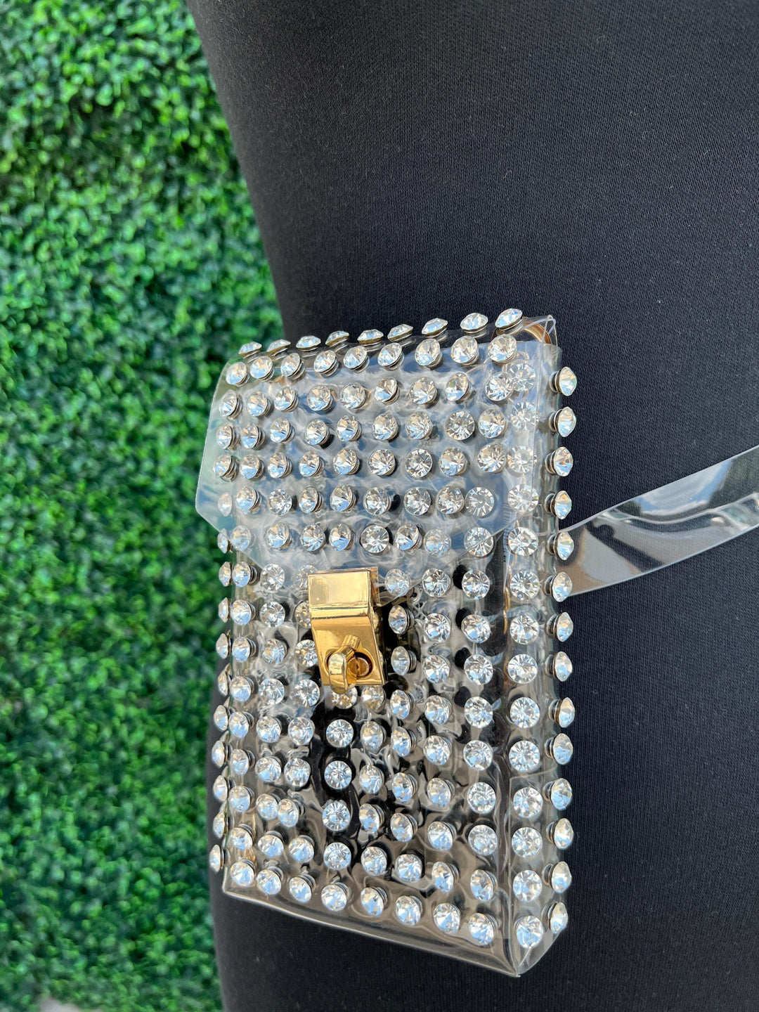 fancy clear bag fanny pack for event or game day