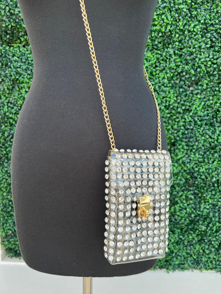 fancy clear bag fanny pack for event or game day