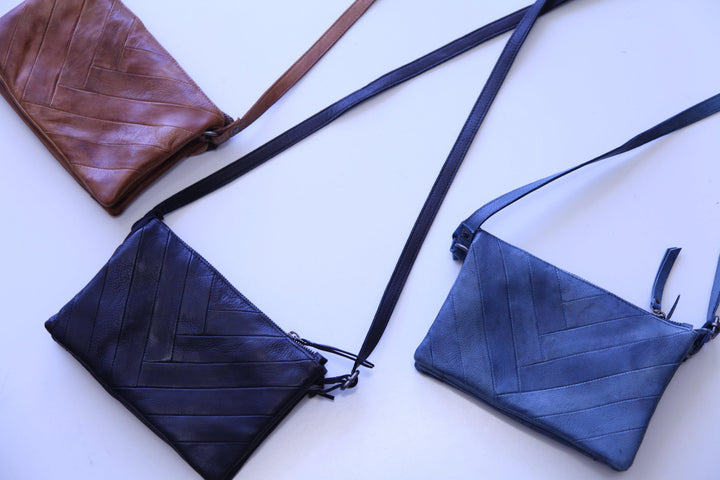 Cross body strap quality leather handbags