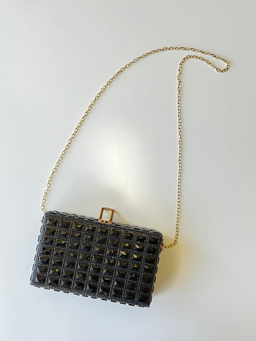 sparkly gala clutch black and silver boutique online