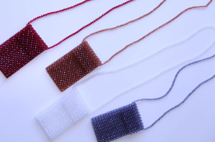 Beaded Phone Crossbody - Très Chic