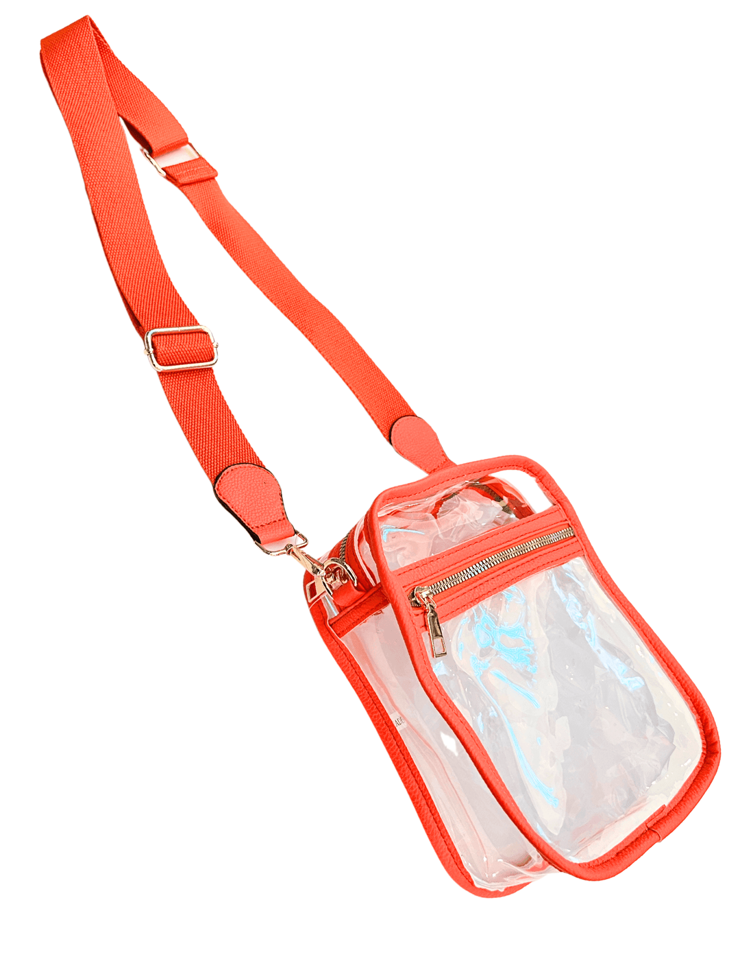 clear game day astros casual crossbody orange