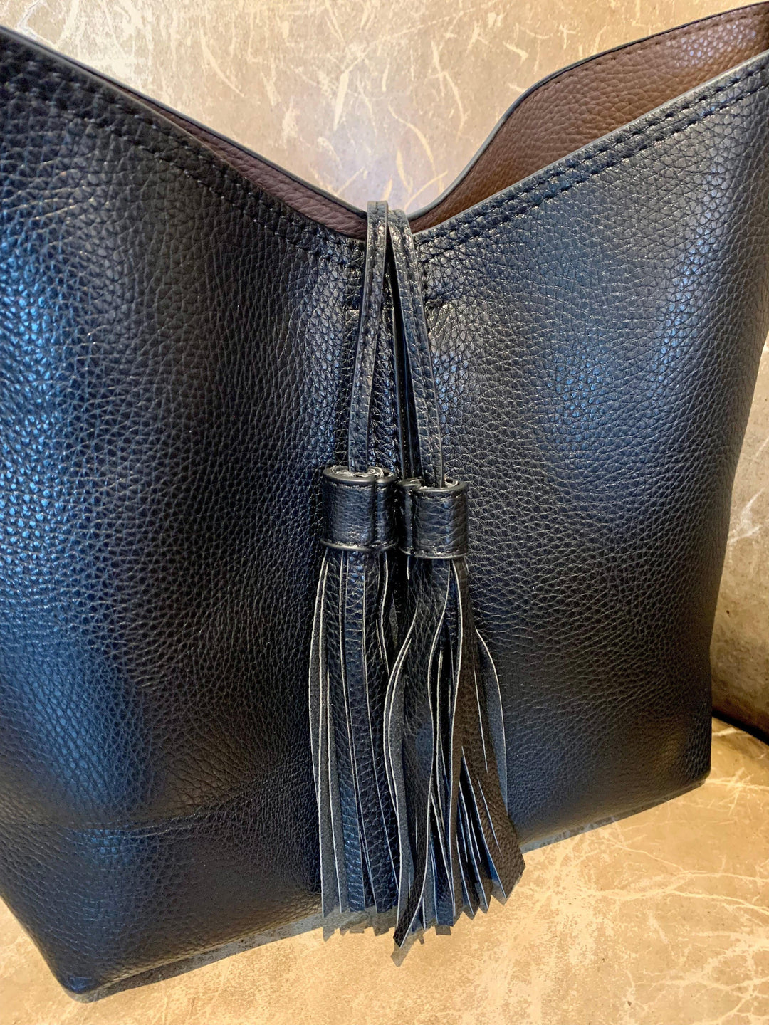 Magnetic Closure 2 in 1 Tote Bag - Très Chic