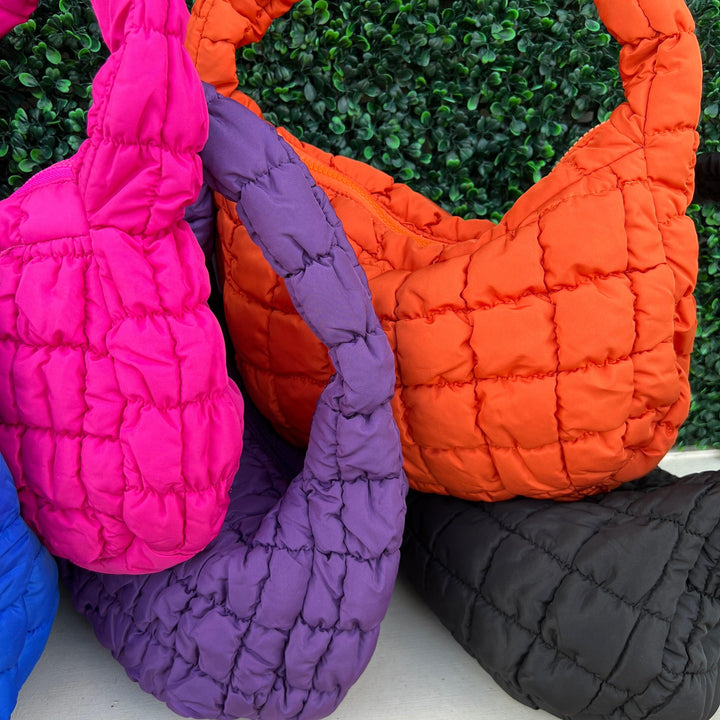 Quilted Puffy Purse- Micro like COS boutique houston gift ideas