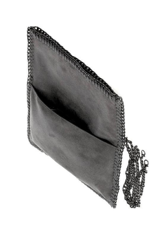 Chain Foldover Clutch - Tres Chic Houston