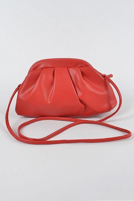 Frame Pleated Cross Body Bag - Tres Chic Houston