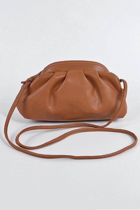 Frame Pleated Cross Body Bag - Tres Chic Houston
