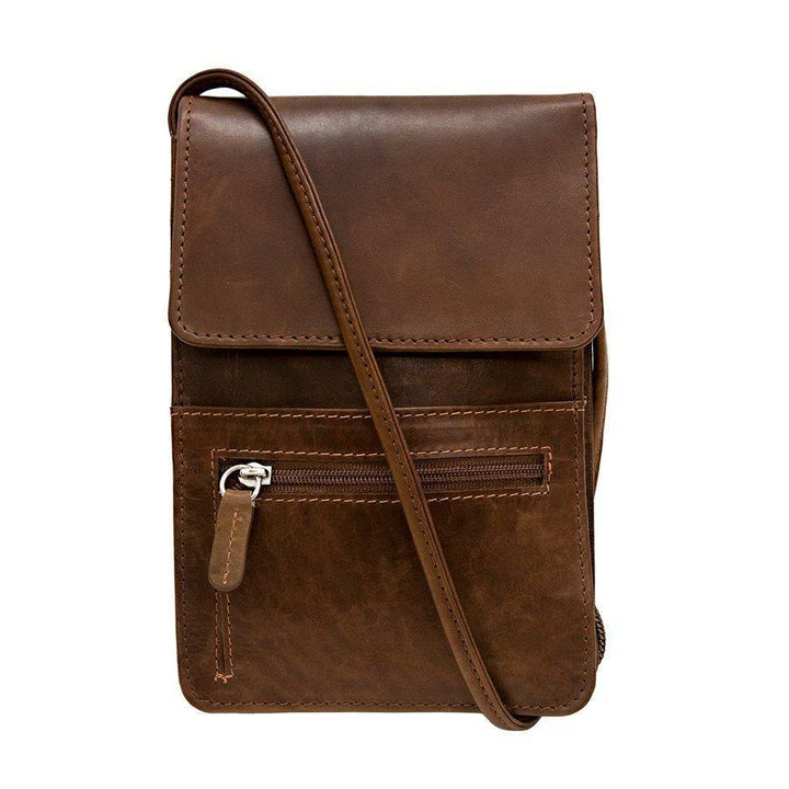 Leather Cross Body Organizer - Tres Chic Houston