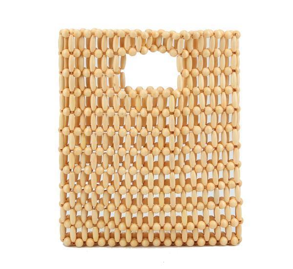 Woven Beaded Bag - Tres Chic Houston