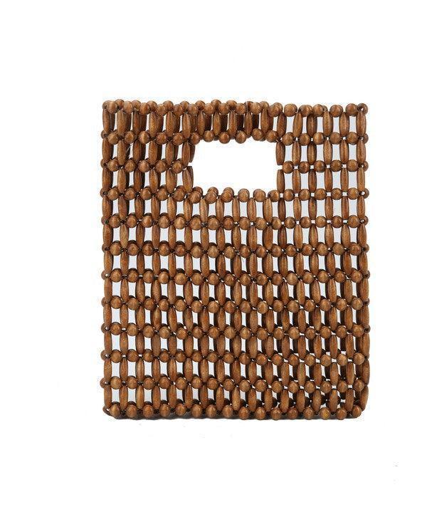 Woven Beaded Bag - Tres Chic Houston