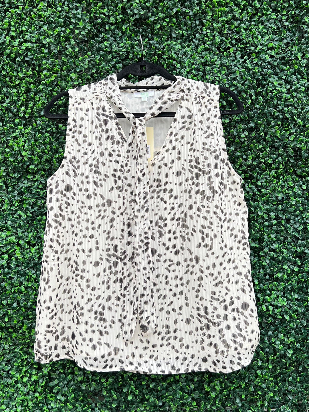 Cheetah Print Tie Top - Très Chic