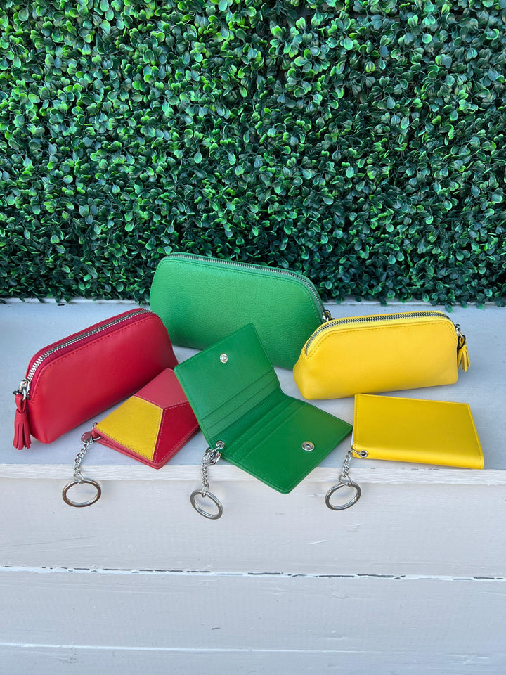 mix and match colorful leather gift ideas