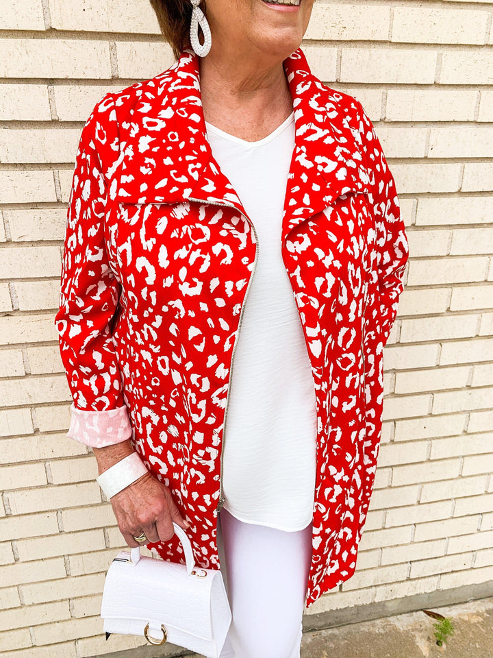 Leopard Zip Jacket - Très Chic
