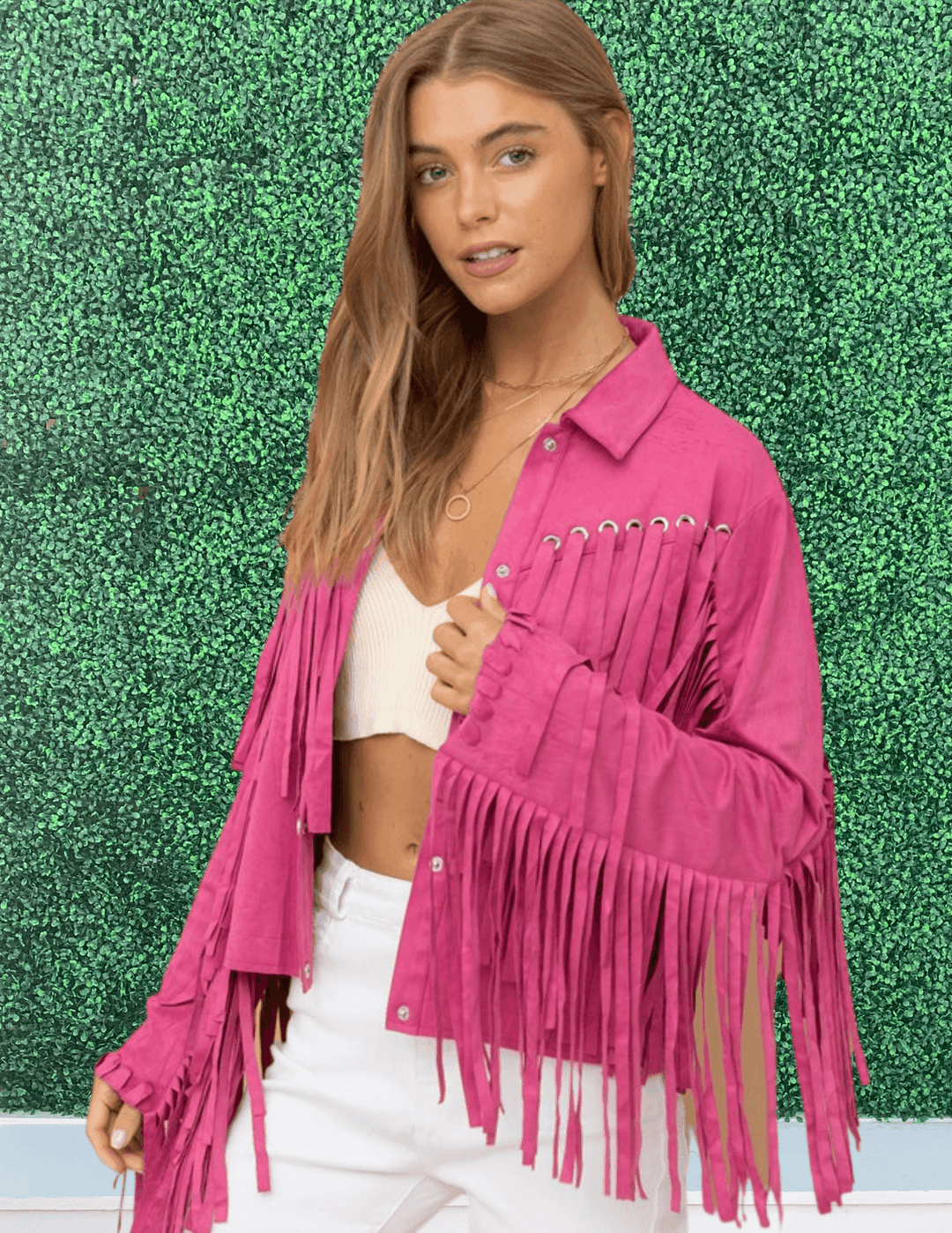 HLSR what to wear 2022 pink fringe