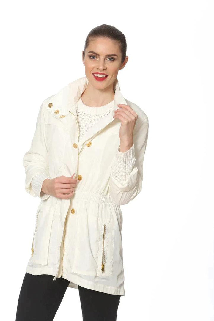 white light weight fully totally waterproof gold buttons