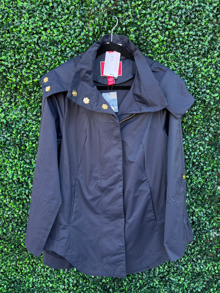 Water Resistant Jacket Zip off hood cute4 and comfy