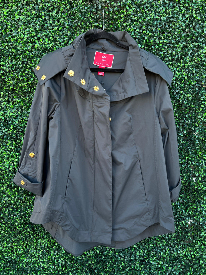 Water Resistant Jacket Zip off hood 