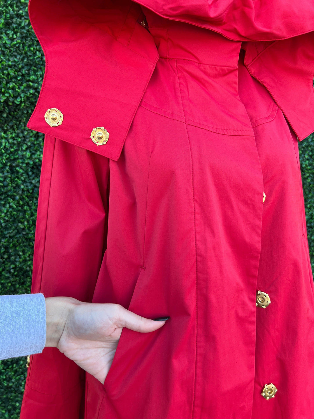 boutique near me Water Resistant Jacket Zip off hood
