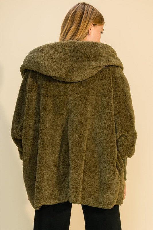 Hooded Teddy Bear Jacket - Très Chic