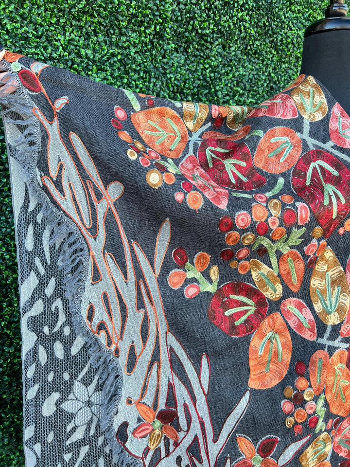 wool holiday wrap for Fall