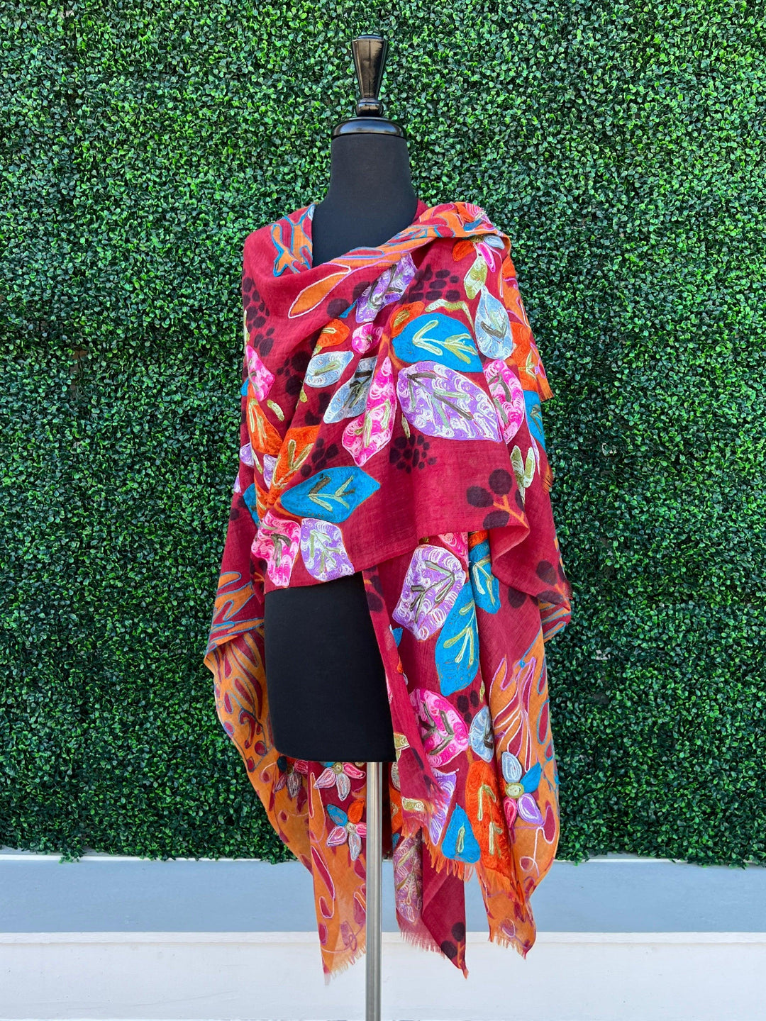ANU Embroidered San Ramon Ruana