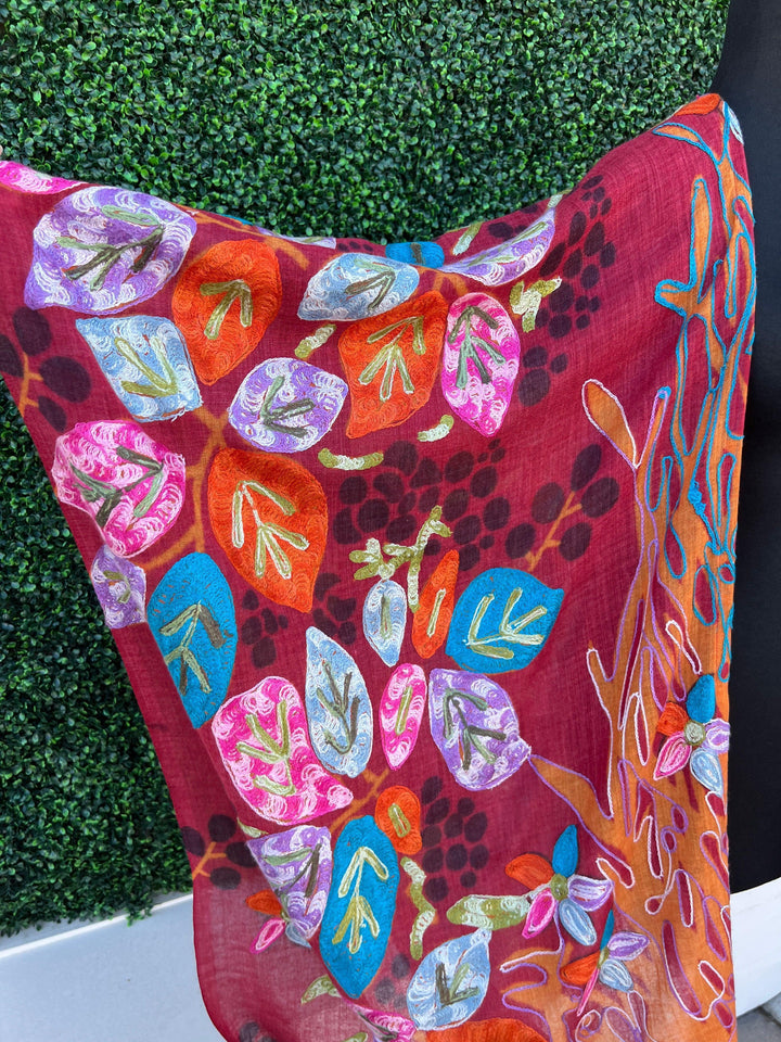 ANU Embroidered San Ramon Ruana
