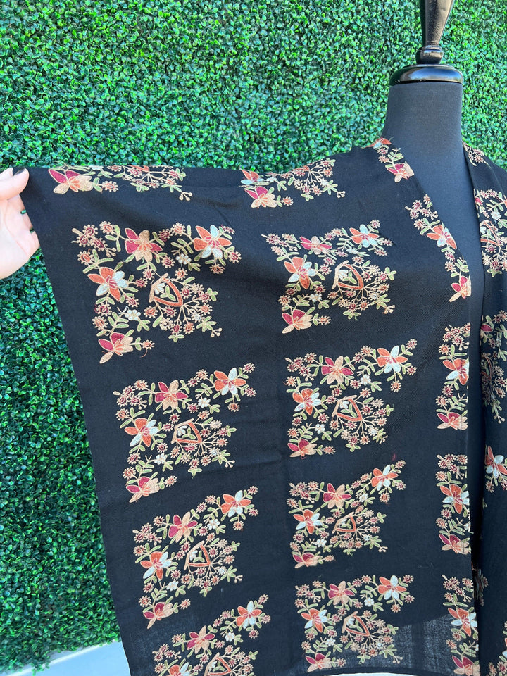 short cape kimono fall floral
