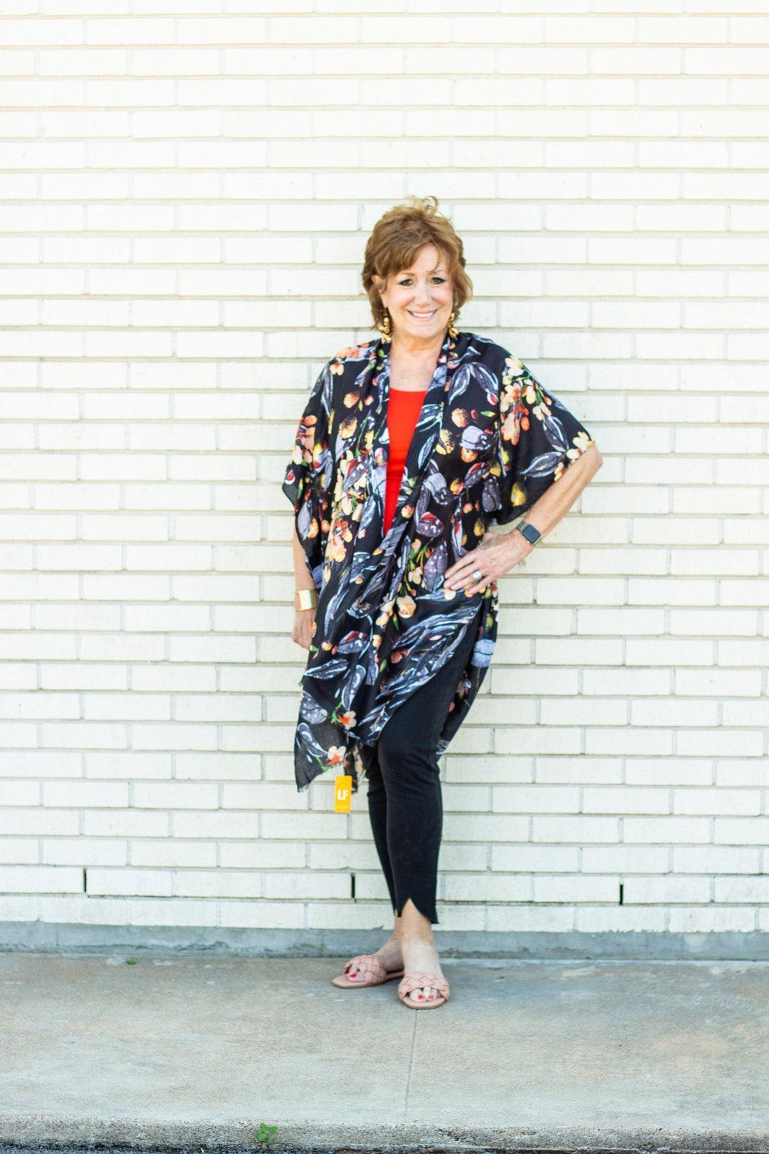 Light Weight Floral Kimono - Très Chic