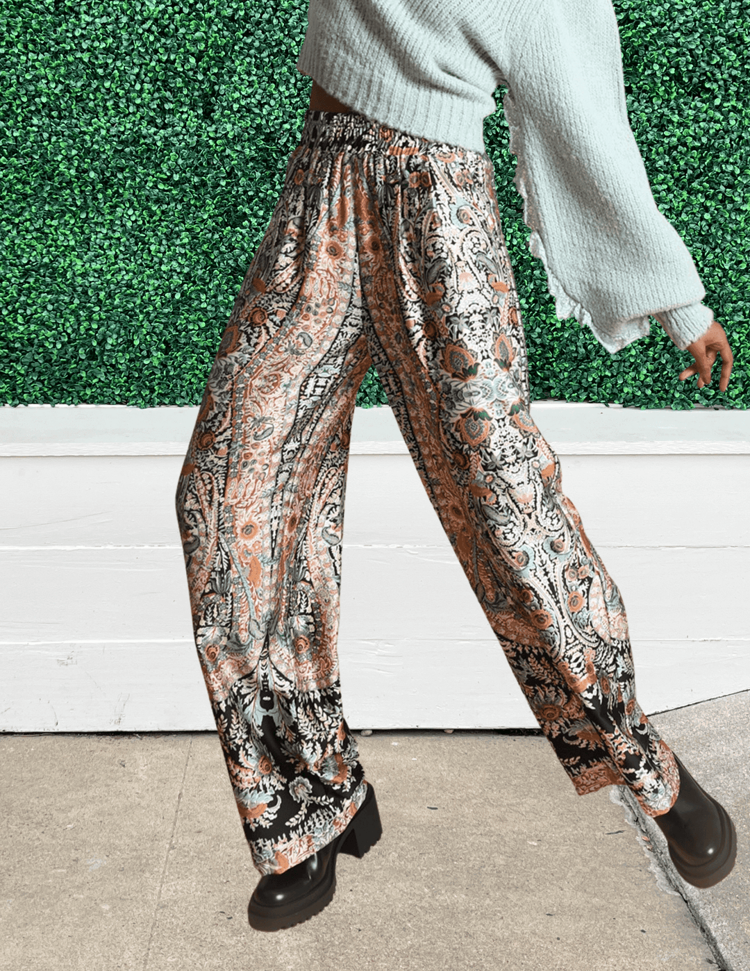 store like tootsies satin pants