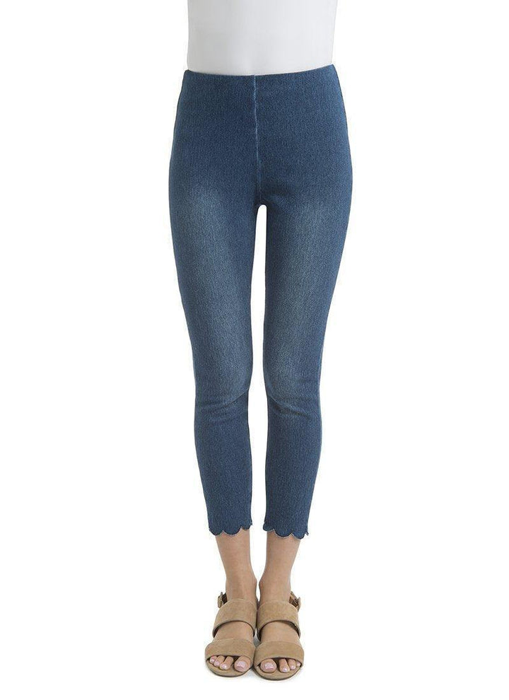 Scallop Edge Ankle Pant - Tres Chic Houston