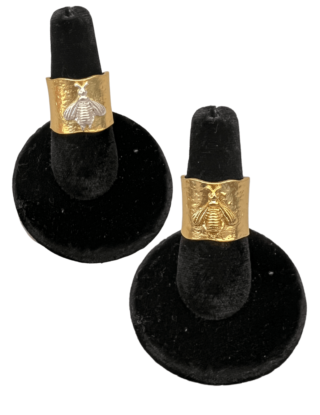 adjustable ring with bee gold and silver inexpensive jewelry boutique