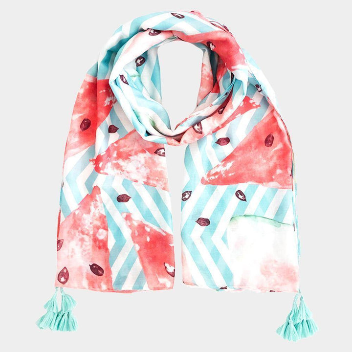 Watermelon Scarf - Tres Chic Houston
