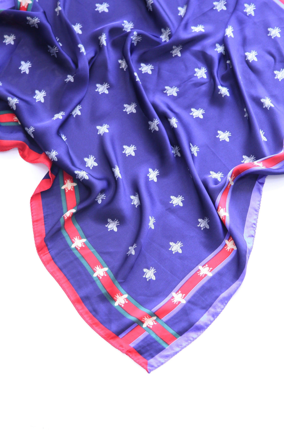 Red, green, and blue Gucci style scarf