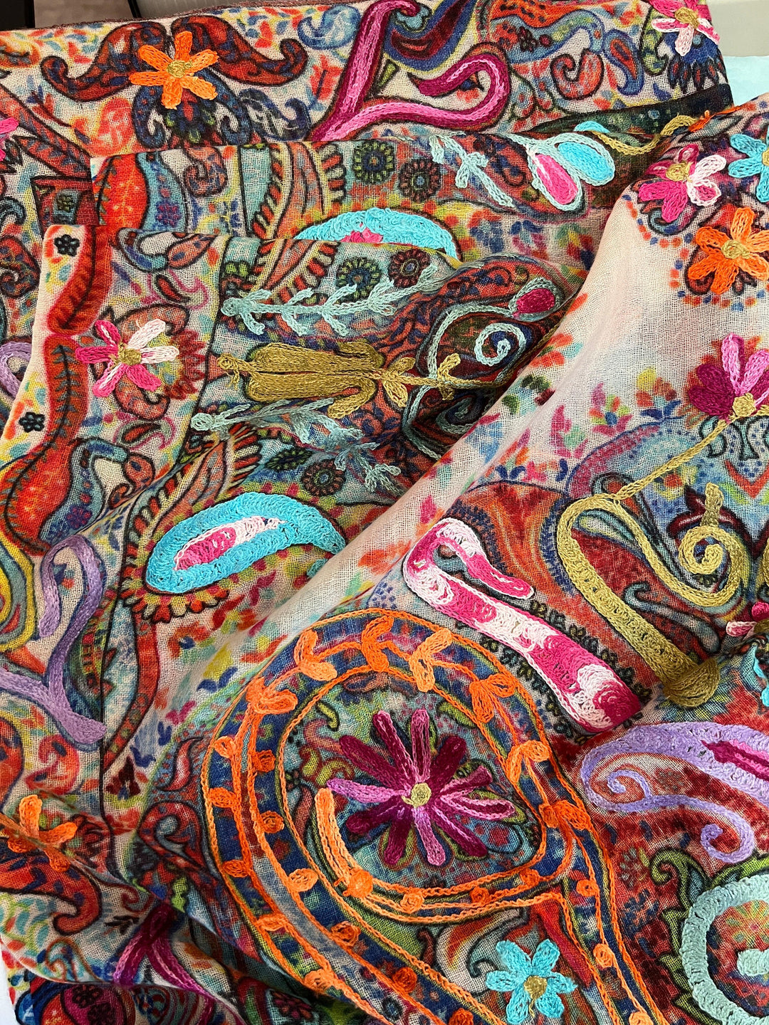 anu colorful austin shawl tres chic womens boutique