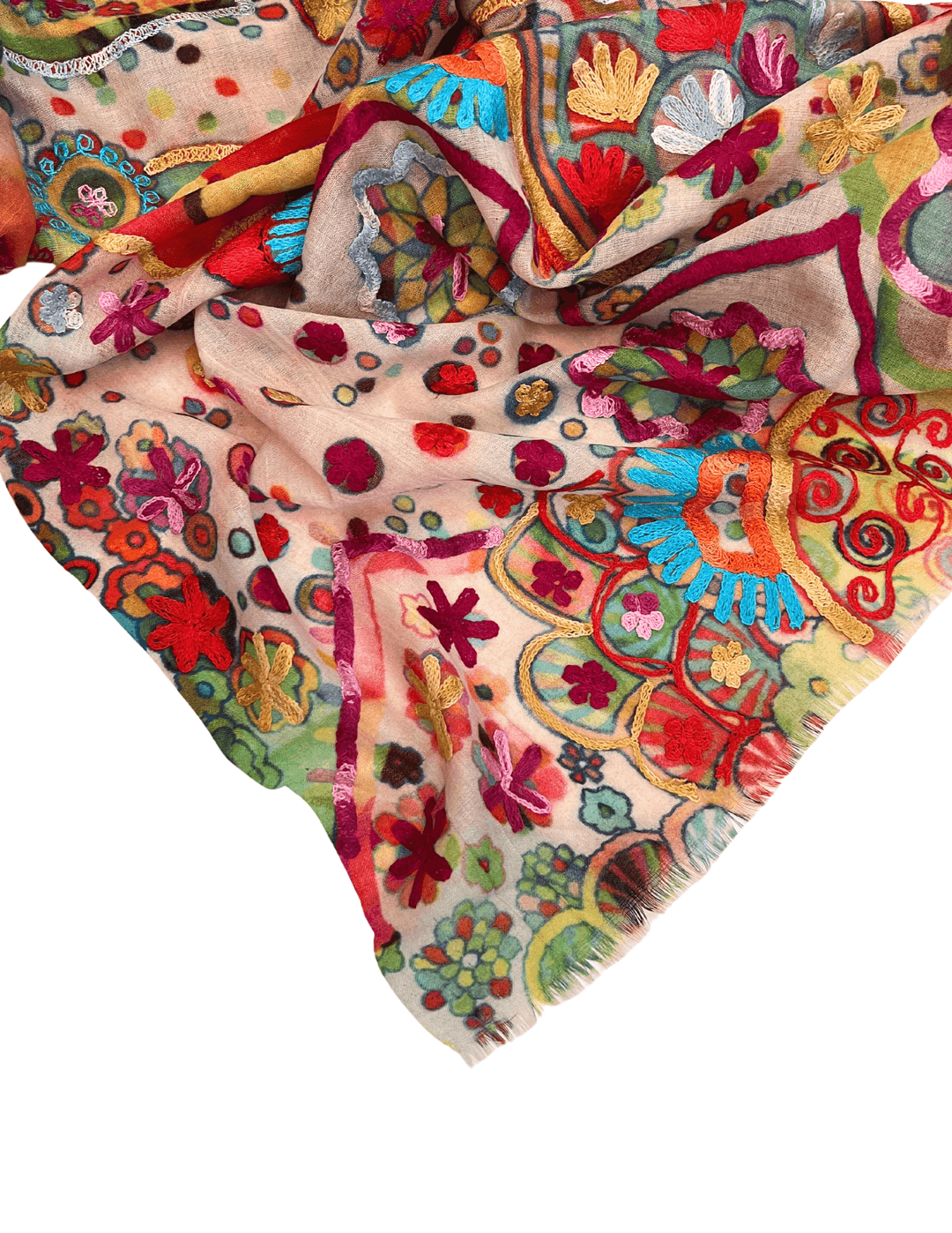 anu natural fashions tres chic boutique houston blossoms embroidered shawls