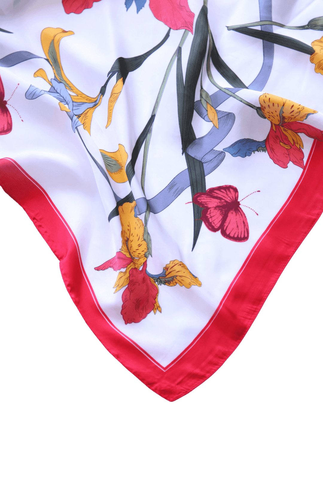 Hibiscus Large Square Scarf - Très Chic