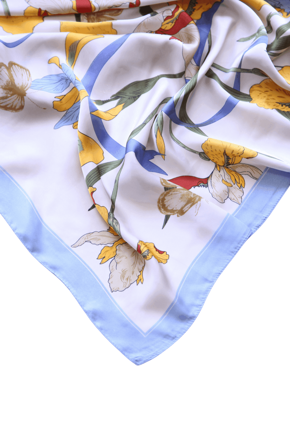 Hibiscus Large Square Scarf - Très Chic