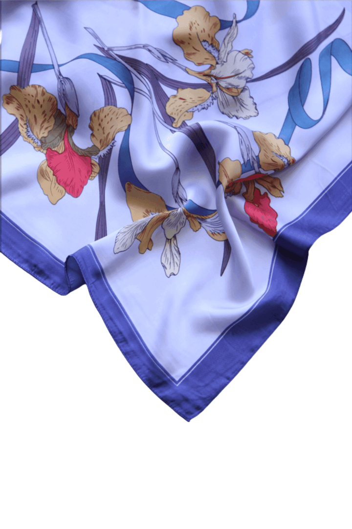 Hibiscus Large Square Scarf - Très Chic