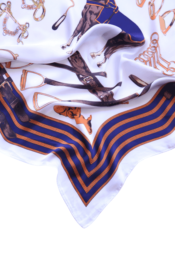 white square silky scarf in Houston