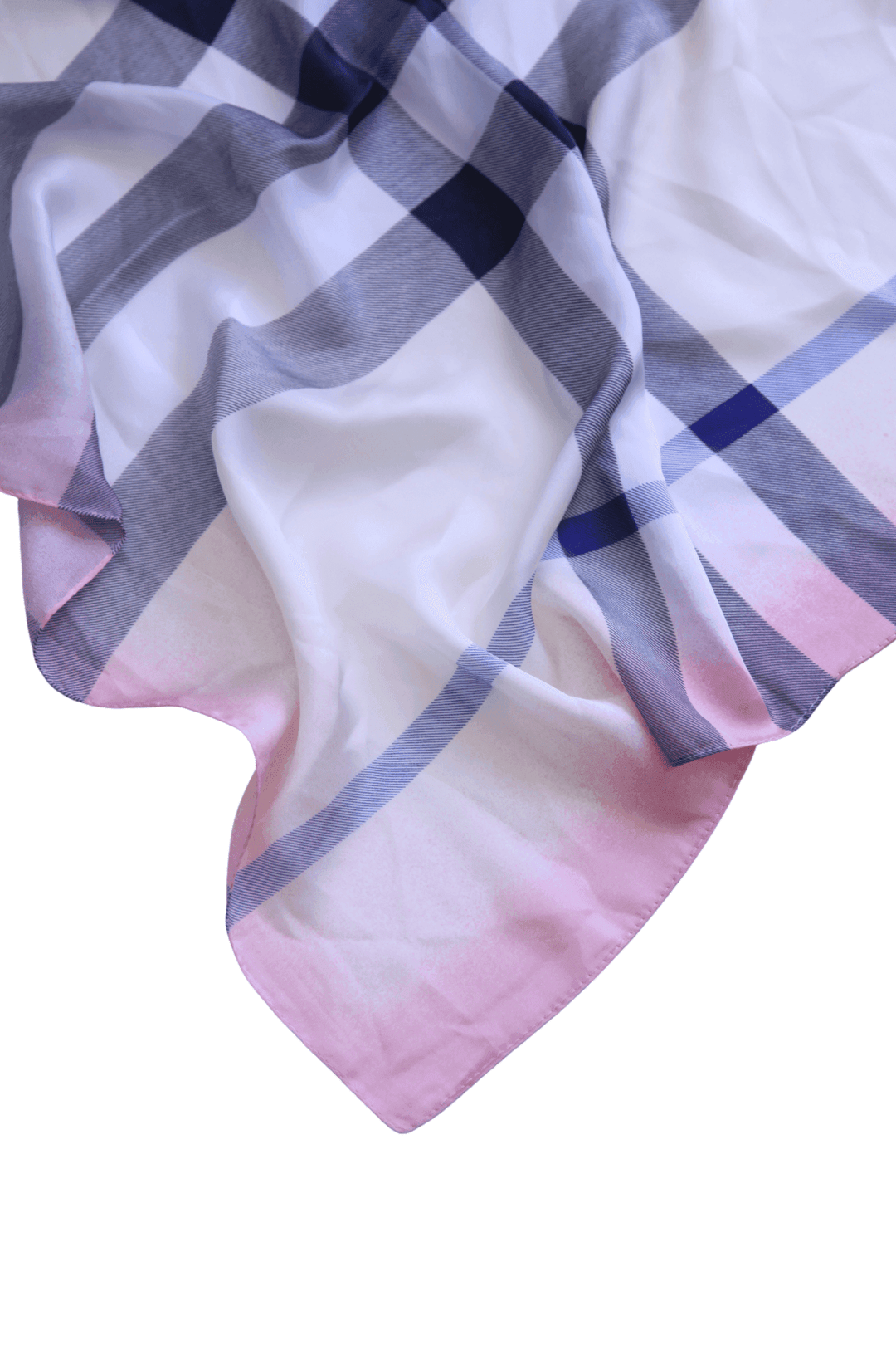 Plaid Burberry Square Scarf - Très Chic