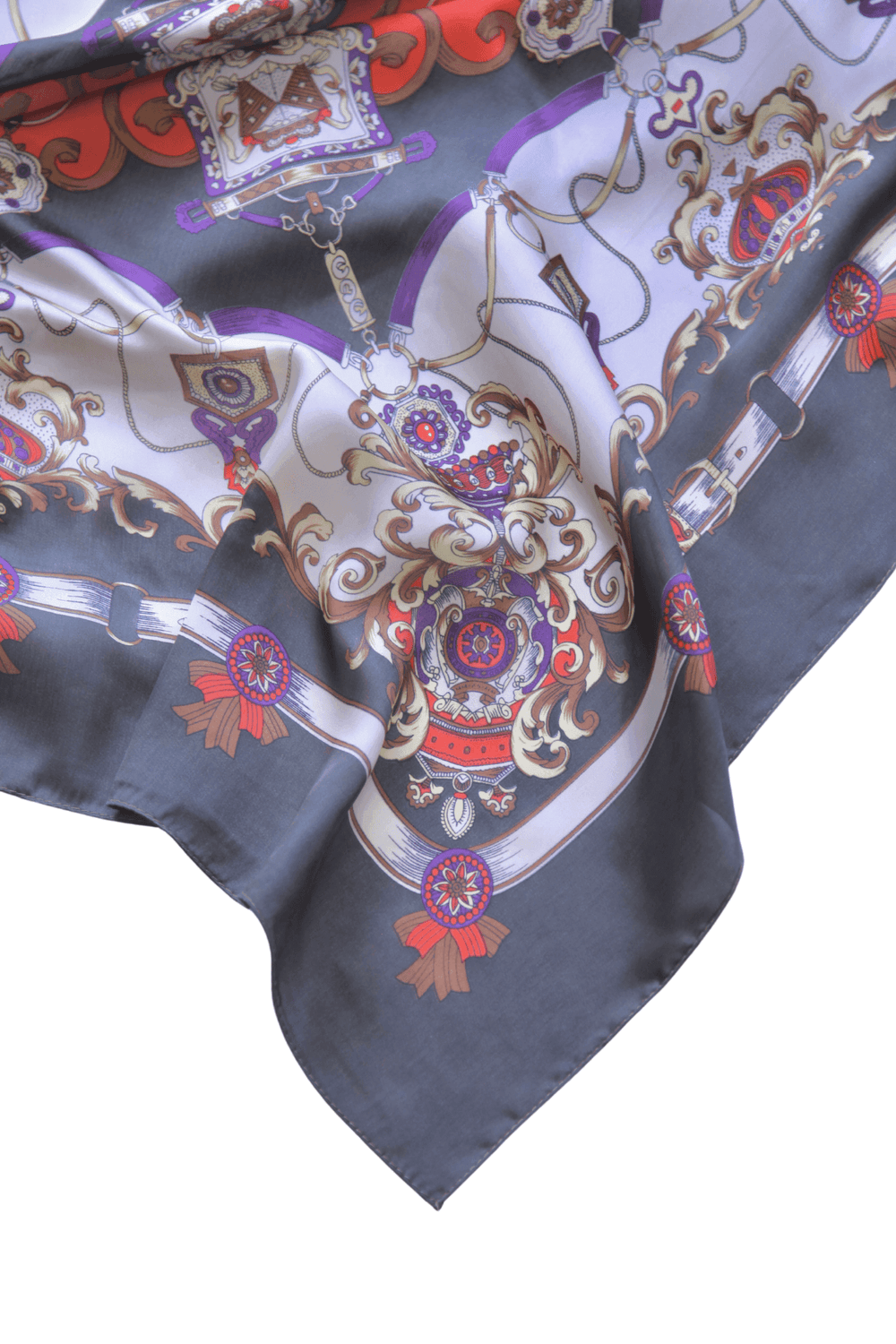 Royalty Large Square Scarf - Très Chic