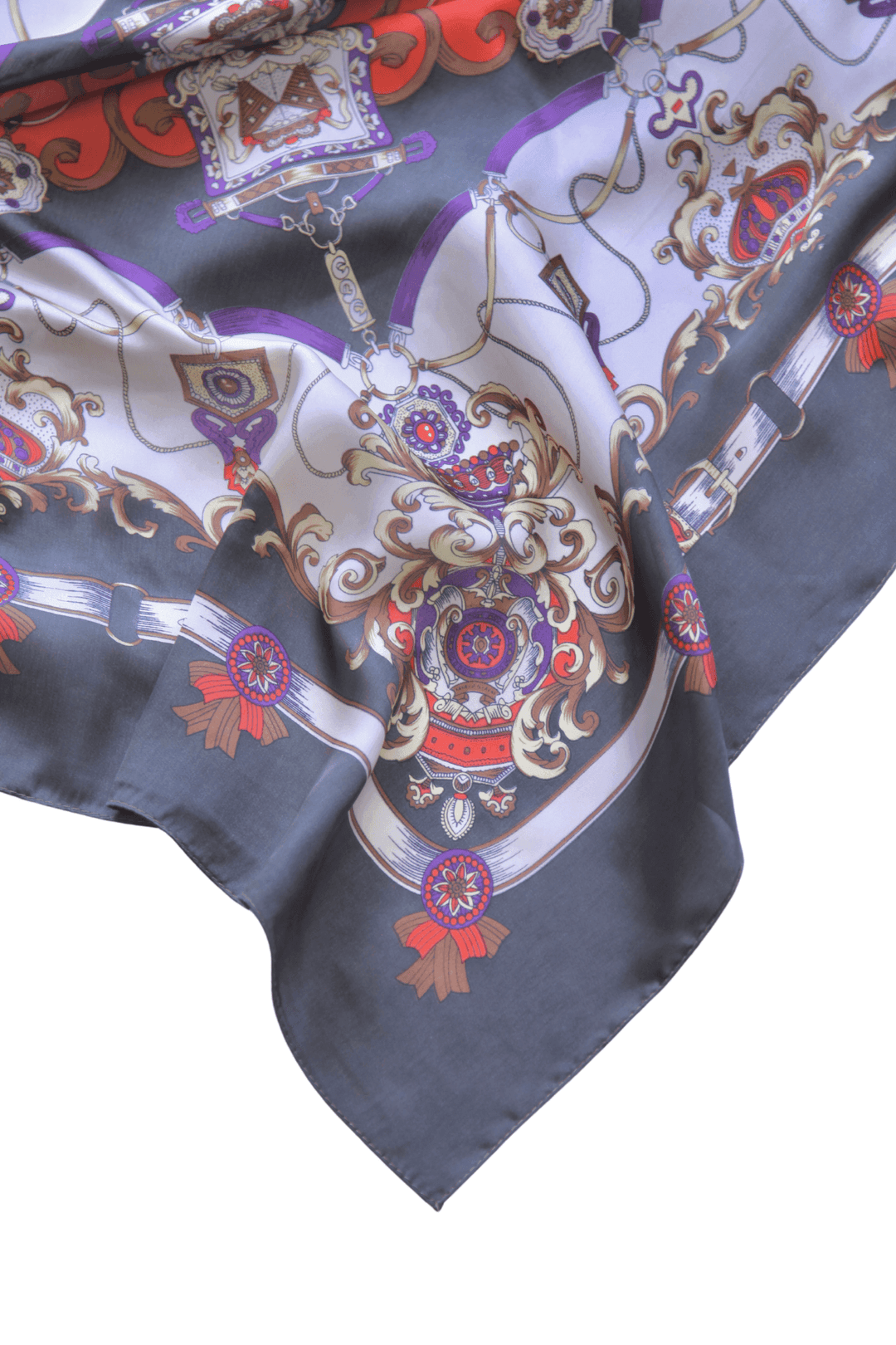 Royalty Large Square Scarf - Très Chic