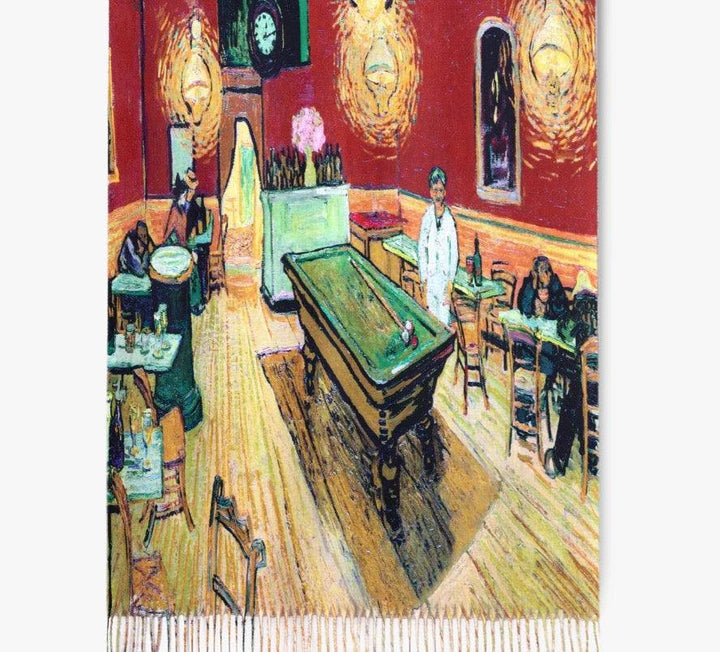 Great Artist Faux Cashmere Scarves Vincent van Gogh and Monet paintings womens gift ideas boutique