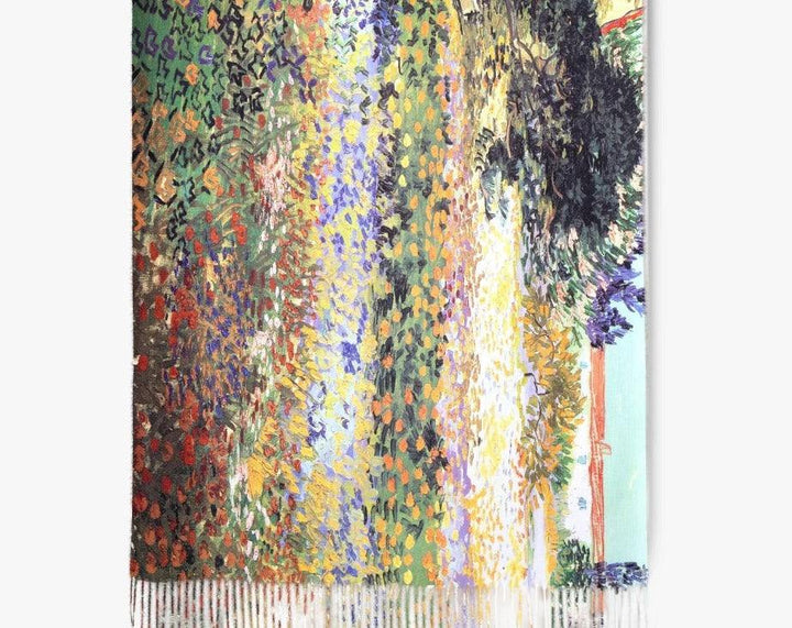 Great Artist Faux Cashmere Scarves Vincent van Gogh and Monet paintings womens gift ideas boutique