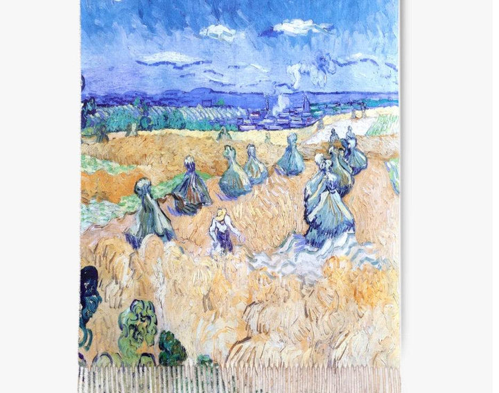 Great Artist Faux Cashmere Scarves Vincent van Gogh and Monet paintings womens gift ideas boutique